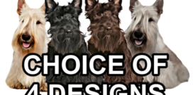 Scottish Terrier Dog Wall Sticker Decal Self Adhesive Vinyl