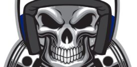 Skull Motorbike Helmet Flag Scotland Pistons Self Adhesive Vinyl Sticker