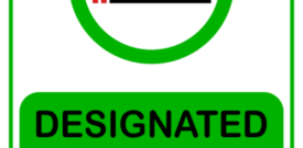 Smoking Area Vaping Zone Warning Danger Sign Self Adhesive Sticker