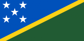 Solomon Islands Flag Sticker Self Adhesive