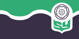 South Yorkshire Flag Sticker Self Adhesive