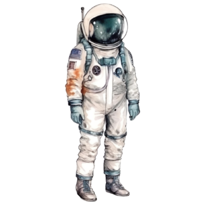 Spaceman Space Man Rocket Man Astronaut Self Adhesive Sticker
