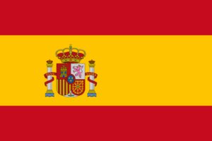 Spain Spanish Flag Self Adhesive Sticker