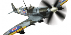 Spitfire Aeroplane Self Adhesive Vinyl Sticker