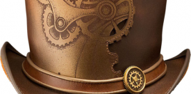 Steampunk Self Adhesive Vinyl Sticker