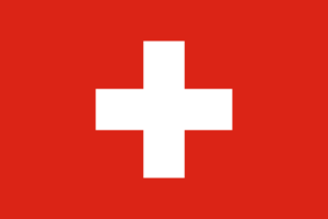 Switzerland Flag Self Adhesive Sticker