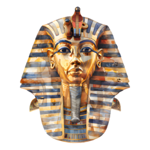 Tutankhamun Egyptian Pharaoh Ancient Pyramids Mummy Self Adhesive Vinyl Sticker