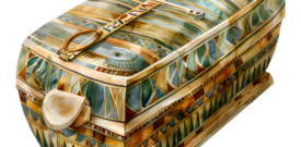 Tutankhamun Egyptian Pharaoh Ancient Pyramids Self Adhesive Vinyl Sticker