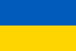 Ukraine Ukrainian Flag Self Adhesive Sticker