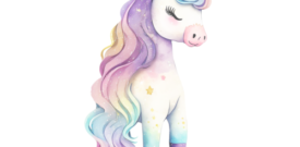 Unicorn Sticker Self Adhesive Vinyl