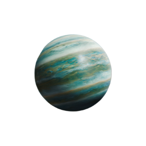 Uranus Planet Solar System Self Adhesive Sticker