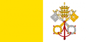 Vatican City Flag Sticker Self Adhesive