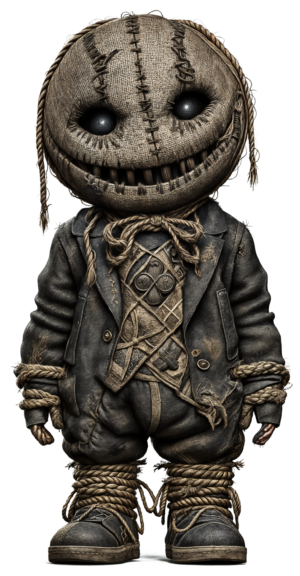 Voodoo Doll Black Magic Rituals Self Adhesive Sticker