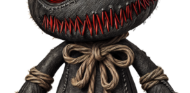 Voodoo Doll Black Magic Rituals Self Adhesive Sticker