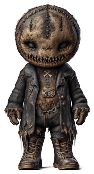 Voodoo Doll Black Magic Rituals Self Adhesive Sticker