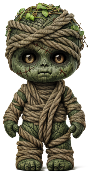 Voodoo Doll Black Magic Rituals Self Adhesive Sticker