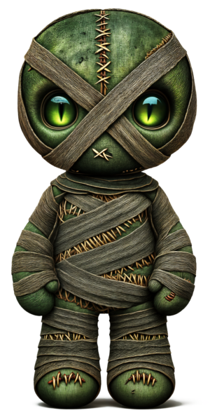 Voodoo Doll Black Magic Rituals Self Adhesive Sticker