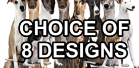 Whippet Dog Wall Sticker Decal Self Adhesive Vinyl