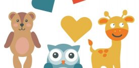 Woodland Forest Animals Nursery Wall Stickers Watercolour